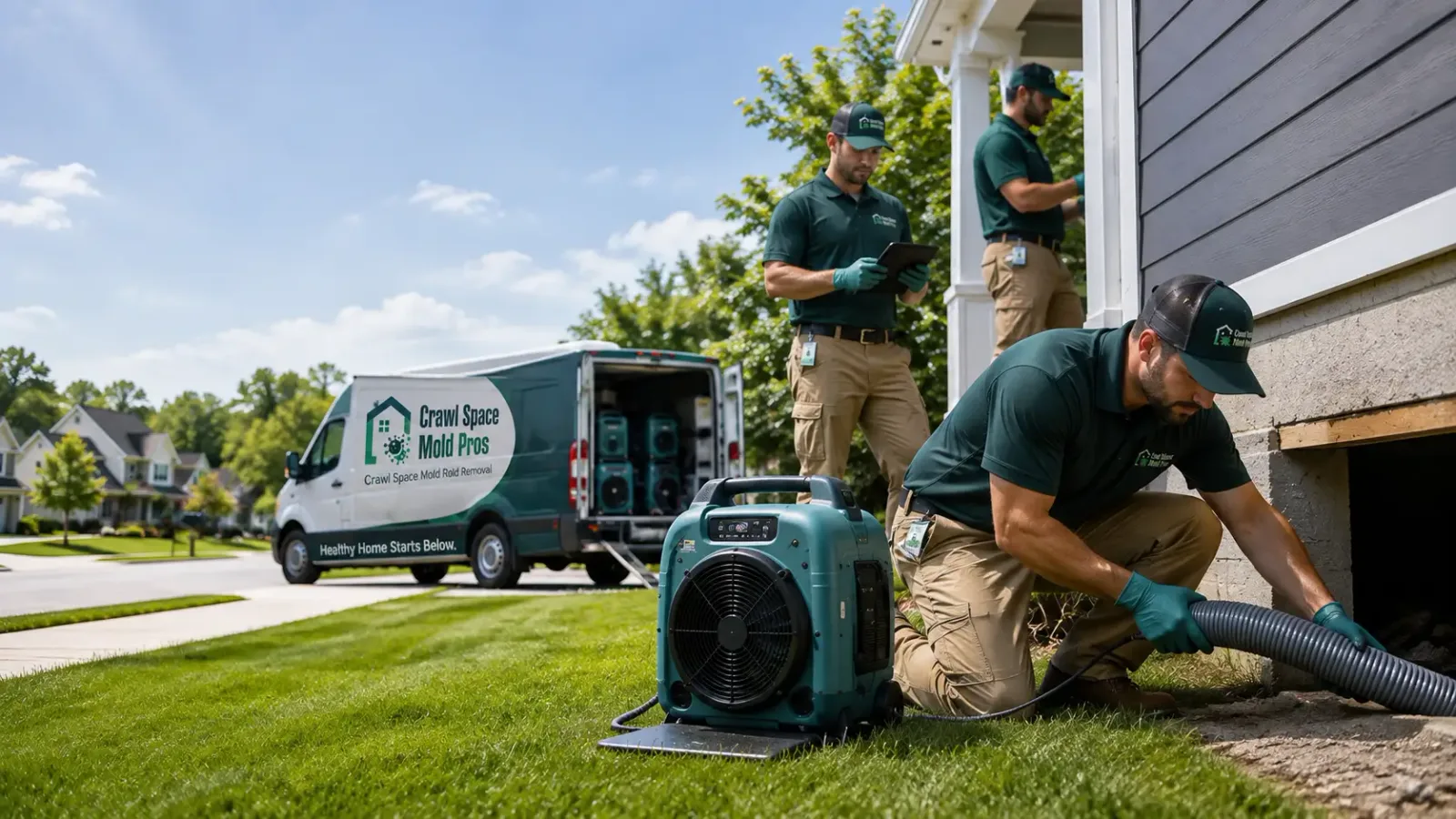 Crawl Space Mold Removal in Holland, TX